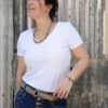 ⁦שרשרת 3 שורות צבעונית אתנית⁩ – תמונה ⁦4⁩