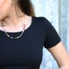 ⁦שרשרת אבני חן וגולדפילד מאיה⁩ – תמונה ⁦2⁩