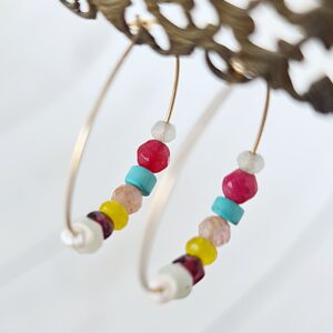 עגילי גולדפילד יסמין