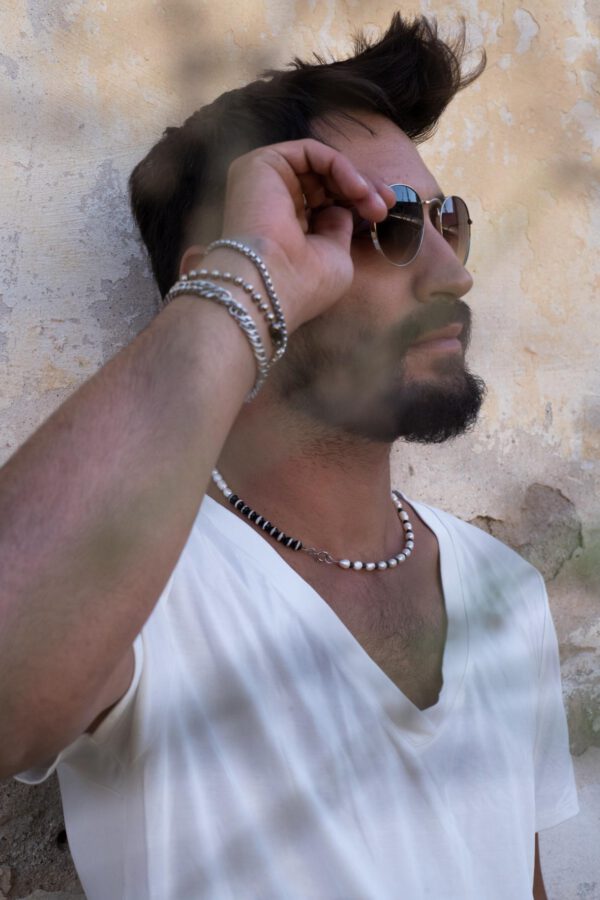 ⁦שרשרת Black & White שור⁩ – תמונה ⁦2⁩