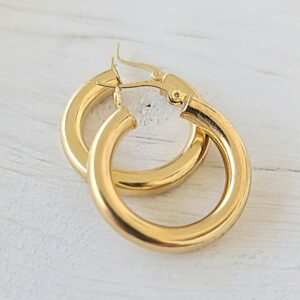 עגילי ג'יפסי גולדפילד שמנמנים