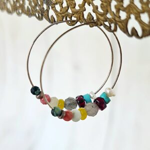 עגילי כסף בשמת